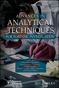 Advances in Analytical Techniques for Forensic Investigation_cover