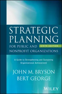 Strategic Planning for Public and Nonprofit Organizations_cover