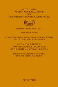 Late Antique Textiles from the Papyrus Collection of the Austrian National Library_cover