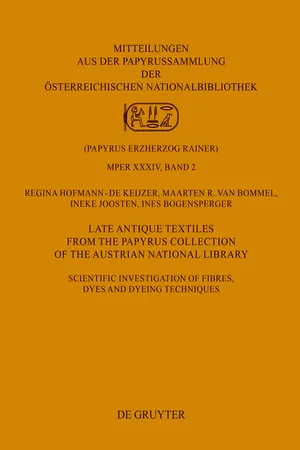 Late Antique Textiles from the Papyrus Collection of the Austrian National Library