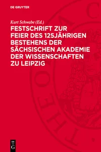 Festschrift zur Feier des 125jährigen Bestehens der Sächsischen Akademie der Wissenschaften zu Leipzig_cover