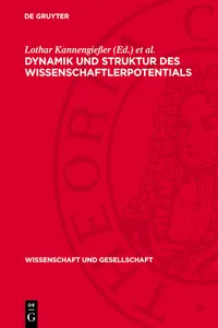 Dynamik und Struktur des Wissenschaftlerpotentials_cover