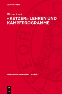 «Ketzer» lehren und Kampfprogramme_cover