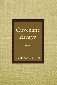 Covenant Essays: Three_cover