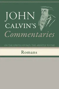 Commentaries on the Epistle of Paul the Apostle to the Romans_cover