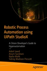 Robotic Process Automation using UiPath StudioX_cover