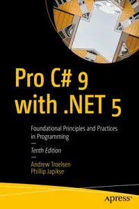 Pro C# 9 with .NET 5_cover