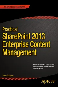 Practical SharePoint 2013 Enterprise Content Management_cover