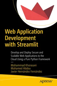 Web Application Development with Streamlit_cover