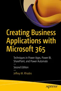 Creating Business Applications with Microsoft 365_cover