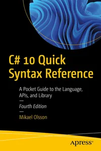 C# 10 Quick Syntax Reference_cover