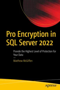 Pro Encryption in SQL Server 2022_cover