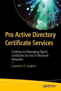 Pro Active Directory Certificate Services_cover