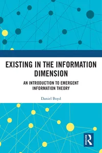 Existing in the Information Dimension_cover