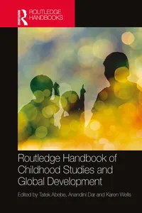 Routledge Handbook of Childhood Studies and Global Development_cover