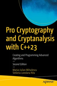 Pro Cryptography and Cryptanalysis with C++23_cover