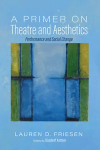 A Primer on Theatre and Aesthetics_cover