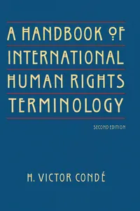 A Handbook of International Human Rights Terminology_cover