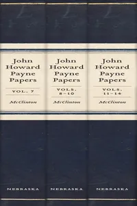 John Howard Payne Papers, 3-volume set_cover