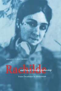 Rachilde and French Women's Authorship_cover