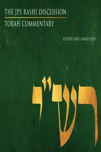 The JPS Rashi Discussion Torah Commentary_cover