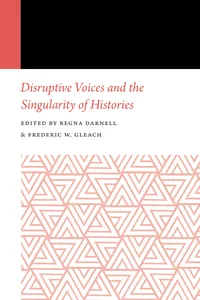 Disruptive Voices and the Singularity of Histories_cover