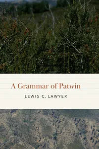 A Grammar of Patwin_cover