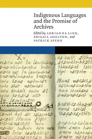 Indigenous Languages and the Promise of Archives