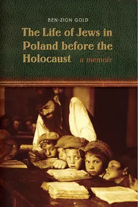 The Life of Jews in Poland before the Holocaust_cover