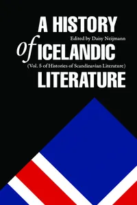 A History of Icelandic Literature_cover