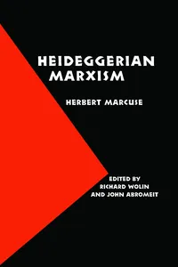 Heideggerian Marxism_cover