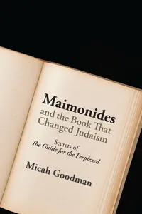 Maimonides and the Book That Changed Judaism_cover