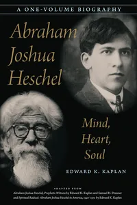 Abraham Joshua Heschel_cover