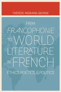 From Francophonie to World Literature in French_cover