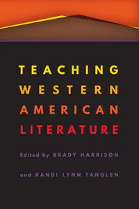 Teaching Western American Literature_cover