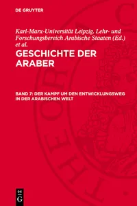 Der Kampf um den Entwicklungsweg in der arabischen Welt_cover