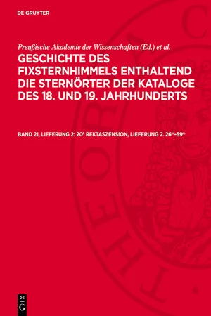 20h Rektaszension, Lieferung 2. 26m–59m