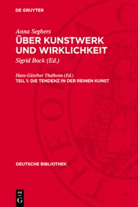 Die Tendenz in der reinen Kunst_cover