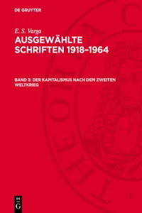 Der Kapitalismus nach dem zweiten Weltkrieg_cover