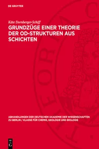 Grundzüge einer Theorie der OD-Strukturen aus Schichten_cover