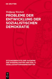 Probleme der Entwicklung der sozialistischen Demokratie_cover