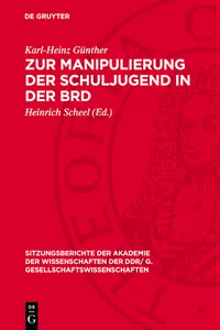 Zur Manipulierung der Schuljugend in der BRD_cover