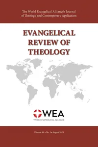 Evangelical Review of Theology_cover