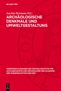 Archäologische Denkmale und Umweltgestaltung_cover