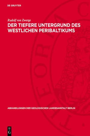 Der tiefere Untergrund des westlichen Peribaltikums