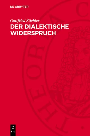 Der dialektische Widerspruch