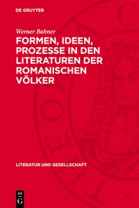 Formen, Ideen, Prozesse in den Literaturen der romanischen Völker_cover