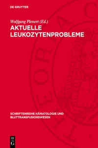 Aktuelle Leukozytenprobleme_cover