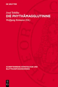 Die Phythämagglutinine_cover