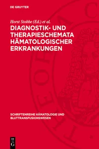 Diagnostik- und Therapieschemata hämatologischer Erkrankungen_cover